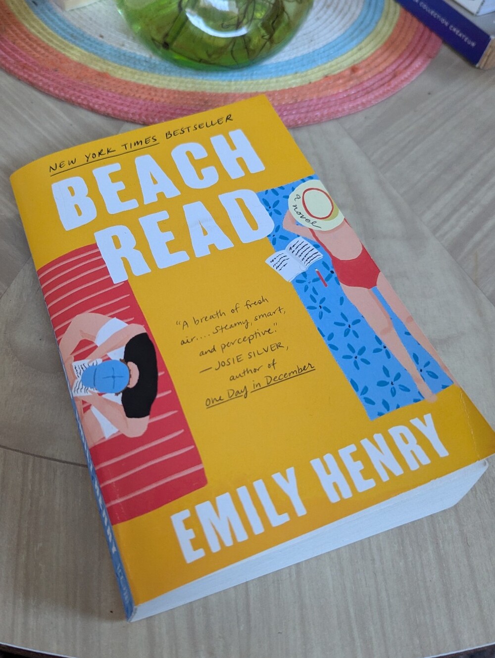 Beach Read by Emily Henry - Bright Yellow Paperback